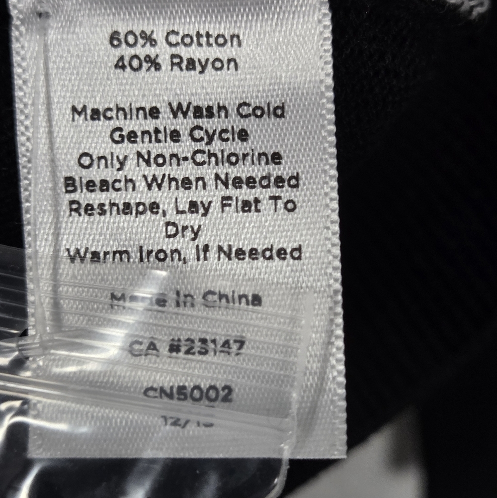 NWT Talbots Zebra Print Button Closure Black Whit… - image 4